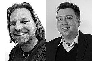 Bayern-Reporter Thomas  Becker und AZ-Sportchef Gunnar Jans