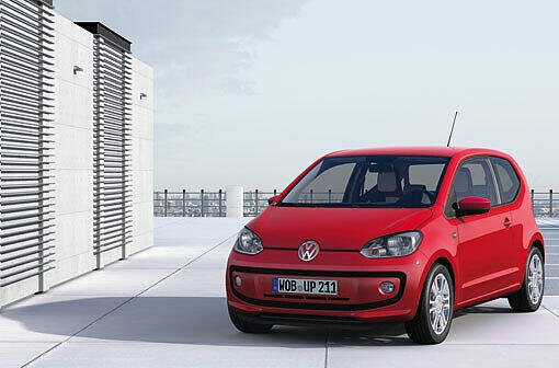 Setzte sich in kürzester Zeit an die Spitze des Kleinstwagen-Segments: Der niedersächsische Volkswagen Up kostet ab 9850 Euro.
