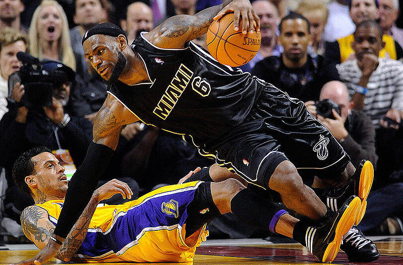 Glanzvolle Karriere: NBA-Star LeBron James in Bildern.