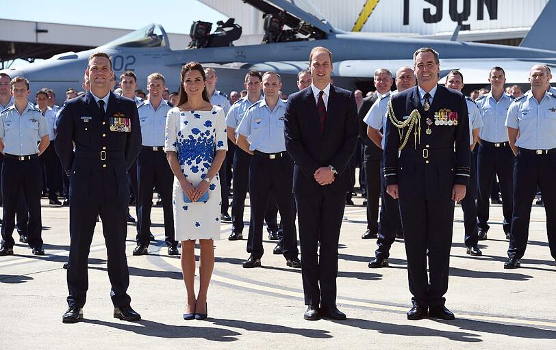 William und Kate haben das australische Militär besucht. Die Bilder.
