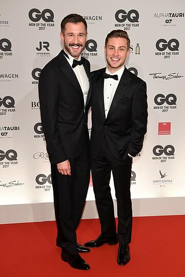 Jochen Schropp mit Jannik Schümann