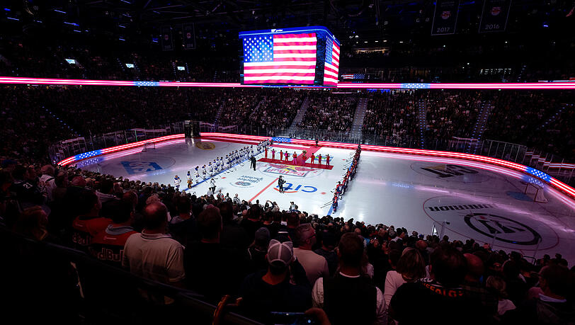 Schon zur Eröffnung des SAP Garden im Olympiapark waren NHL-Stars in München. Das soll 2028 wieder der Fall sein.