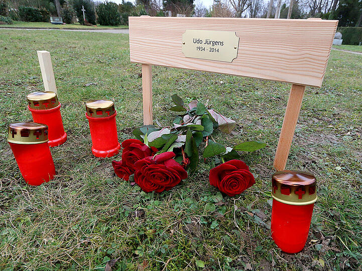Noch fehlt der Grabstein am Wiener Zentralfriedhof