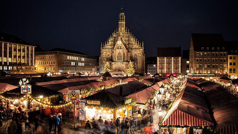 Der Nürnberger Christkindlesmarkt.