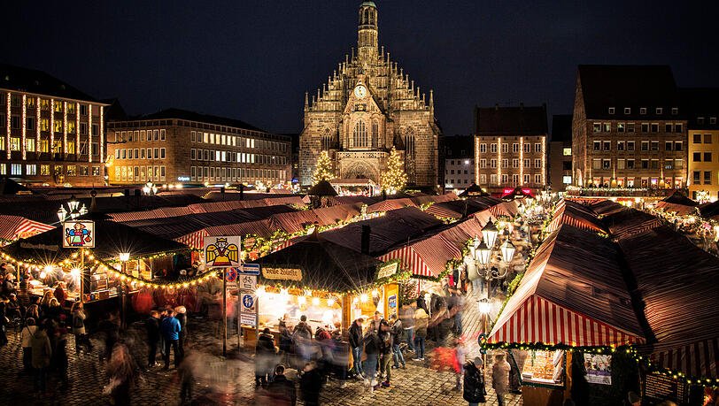 Der Nürnberger Christkindlesmarkt.