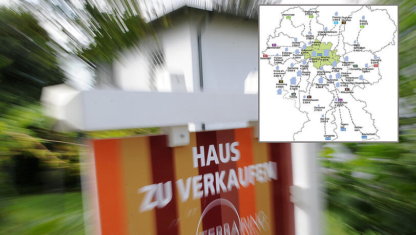 So teuer wie in Münchens ist’s nirgends – die Preise im Umland sind aber so verschieden, dass man genau hinsehen sollte. (Abb.: Preise für Eigentumswohnungen – Bestand – im Umland im S-Bahn-Bereich). So teuer wie in Münchens ist’s nirgends – die Preise im Umland sind aber so verschieden, dass man genau hinsehen sollte. (Abb.: Preise für Eigentumswohnungen – Bestand – im Umland im S-Bahn-Bereich).