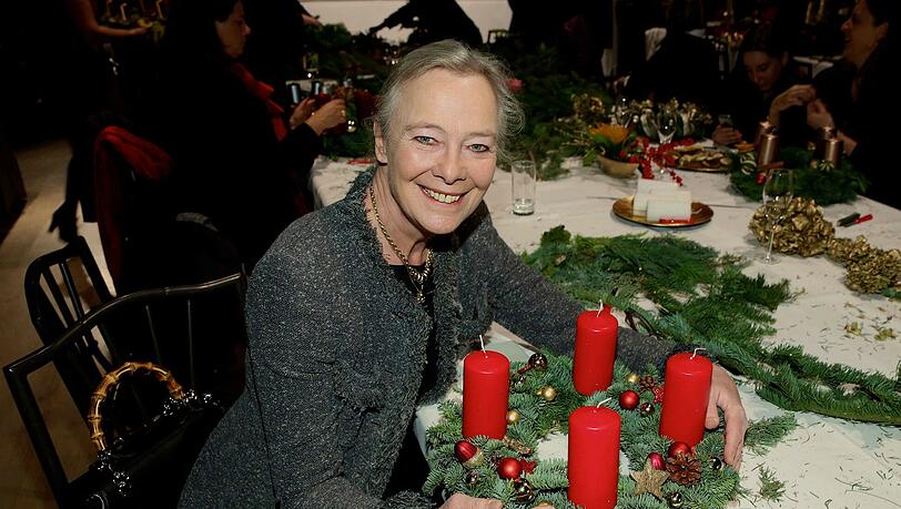 So schaut Weihnachtsvorfreude aus: Uschi zu Hohenlohe. So schaut Weihnachtsvorfreude aus: Uschi zu Hohenlohe.