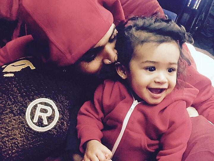 Super niedlich: Chris Brown und seine kleine Tochter Royalty