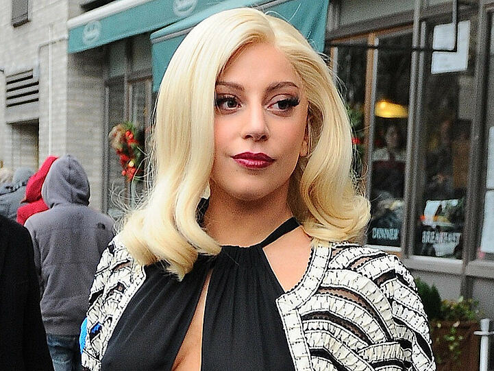 Lady Gaga in den Straßen von New York
