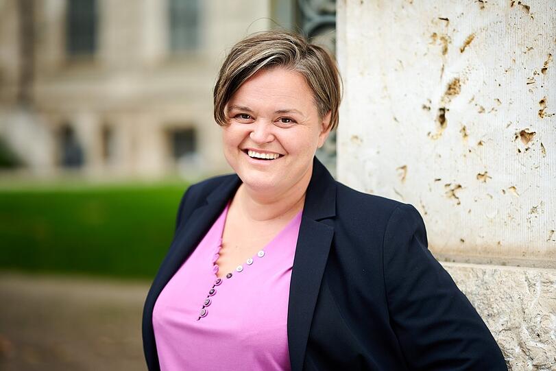 Sanne Kurz (Grüne) aus Ramersdorf zieht über die Liste in den Landtag ein.