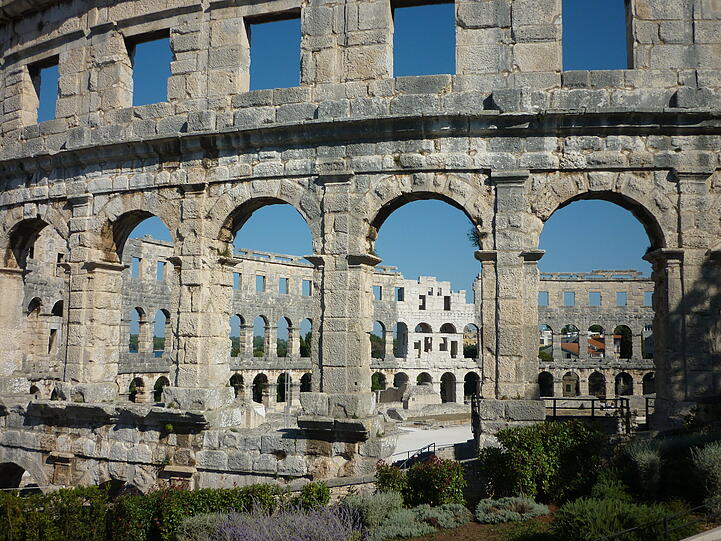 Die Arena in Pula.