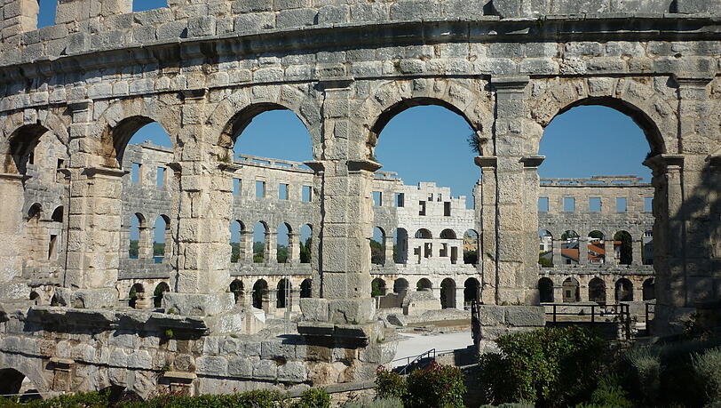 Die Arena in Pula. Die Arena in Pula.