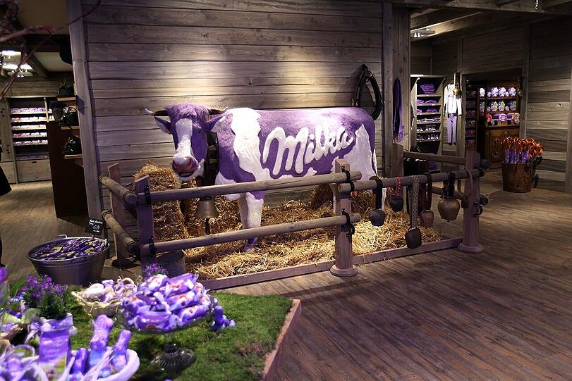 Die Milka Welt feierte am Wochenende die Neueinführung der Milka Luflée Caramel mit vielen Aktionen in und um 
die Schrannenhalle.