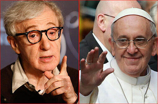 Auch Hollywood-Größe Woody Allen (77) wird als Papst-Double hoch gehandelt. Größte Gemeinsamkeit: Das Brillengestell. Viele Nutzer auf Twitter verglichen Bilder von beiden Männern. &bdquo;Woody Allen lässt seine Karriere also als Papst ausklingen&ldquo;, schreibt &bdquo;_shaering&ldquo;.