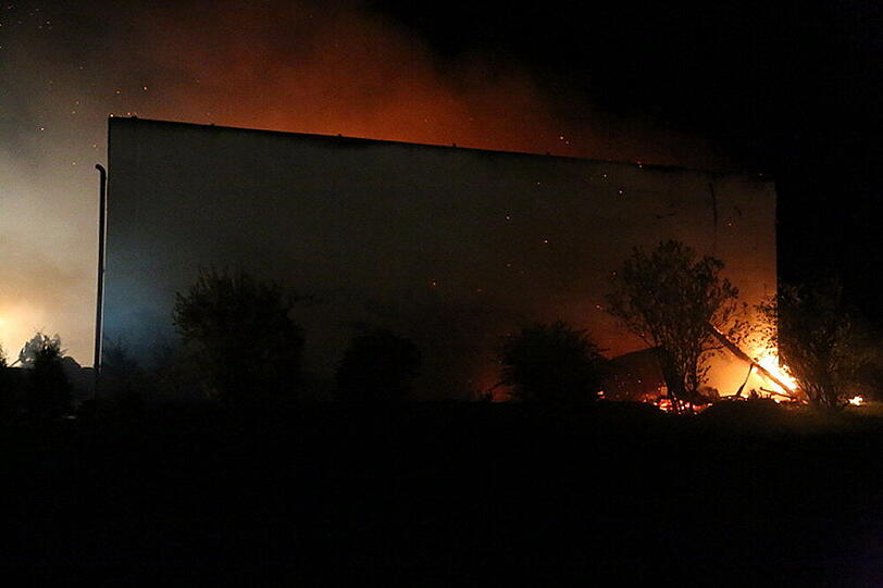 Bilder vom Großbrand in Engelsberg.