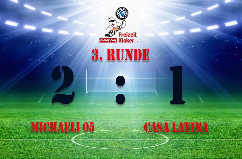 Michaeli 05 gewinnt gegen Casa Latina mit 2:1.