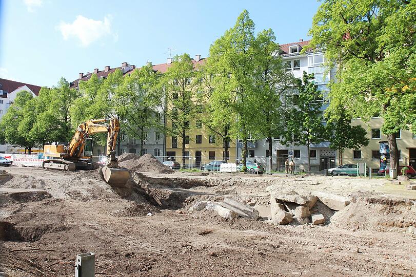 Die Baustelle.