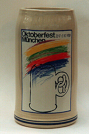 Der offizielle Wiesn-Krug von 1986.