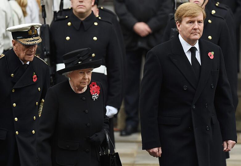 Queen Elizabeth II. und König Willem-Alexander der Niederlande