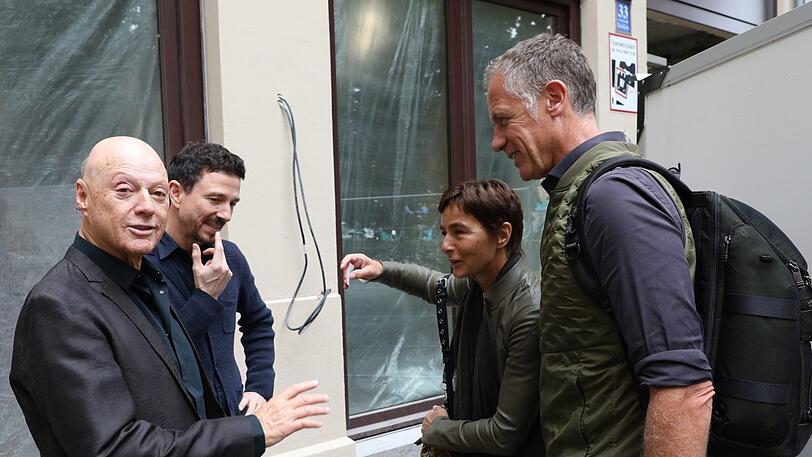Gabriel Lewy, Oliver Berben, Barbara Lohse und Henrik Gockel (v. l.).
