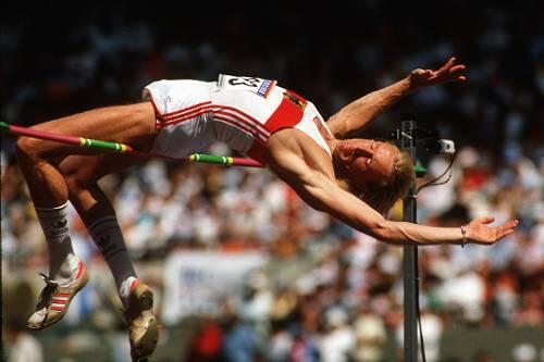 &bdquo;Für mich war ja immer die Vision, Rekorde aufzustellen&ldquo;: Carlo Thränhardt, hier bei der Europameisterschaft 1986 in Stuttgart.