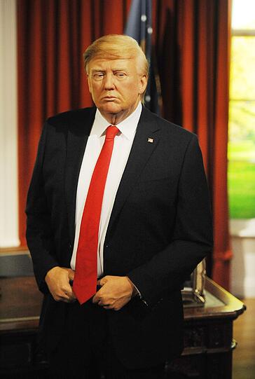 Die Wachsfigur von Donald Trump