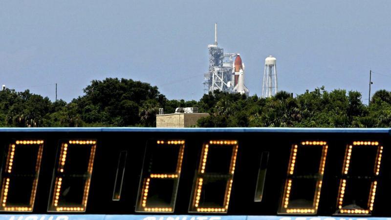 Countdown-Uhr in Cap Canaveral. Countdown-Uhr in Cap Canaveral.