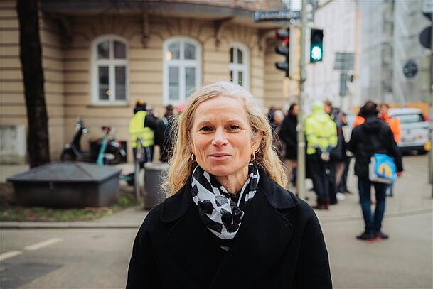 BA-Chefin Andrea Stadler-Bachmaier (Grüne). BA-Chefin Andrea Stadler-Bachmaier (Grüne).