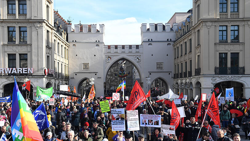 In der Stadt sind wieder zahlreiche Demos angemeldet. (Archivbild) In der Stadt sind wieder zahlreiche Demos angemeldet. (Archivbild)