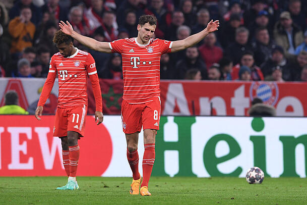 Leon Goretzka: Hinkte seinen Ansprüchen vergangene Saison weit hinterher. Leon Goretzka: Hinkte seinen Ansprüchen vergangene Saison weit hinterher.