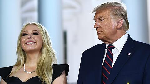Tiffany und Donald Trump bei einem gemeinsamen Auftritt im Jahr 2019.