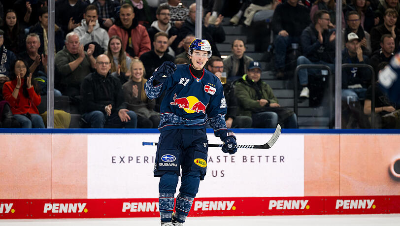 Stürmt nach AZ-Infos weiter für den EHC: Veit Oswald, der über den Nachwuchs des EV Landshut ins Münchner DEL-Team kam und sich dort inzwischen durchgesetzt hat.