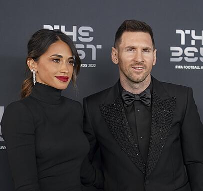 Fußballer Lionel Messi und seine Partnerin Antonela Roccuzzo. Fußballer Lionel Messi und seine Partnerin Antonela Roccuzzo.