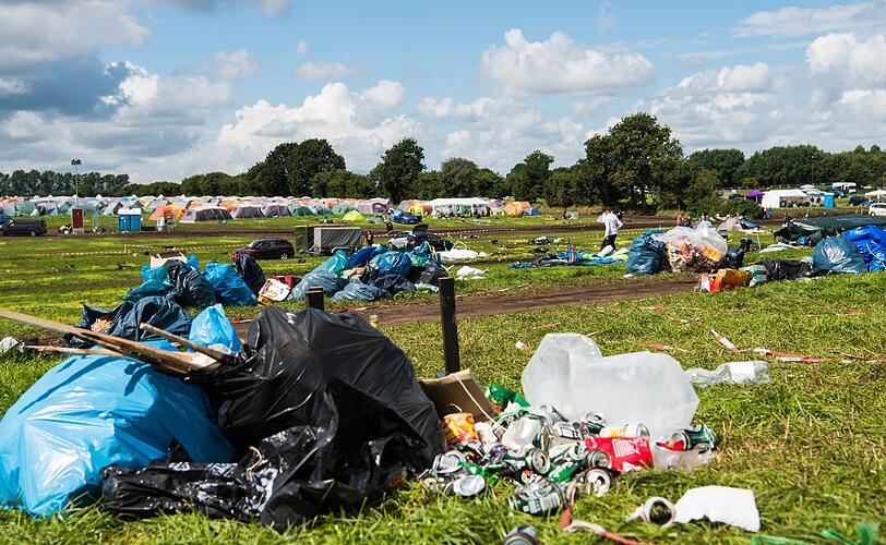 Die Metaler ziehen von dannen: Die Bilder vom Endspurt des "Wacken Open Air"-Festivals zum Durchklicken.
