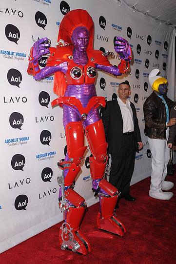 So stellte sich Heidi Klum "Superhero" vor (2010).
