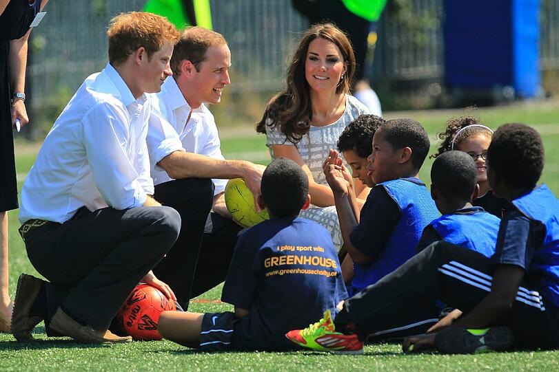 Sind drei einer zu viel? William, Kate und Harry scheinen spätestens seit Olympia unzertrennlich.