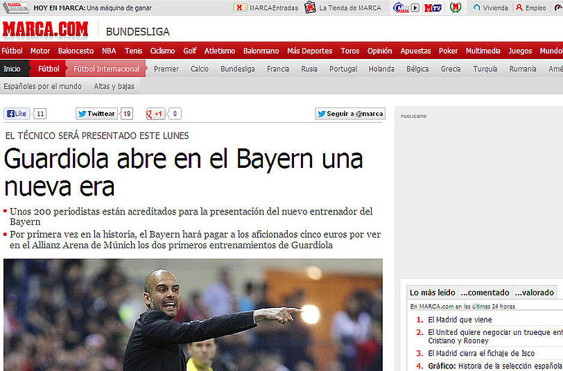 "Guardiola eröffnet beim FC Bayern eine neue Ära"