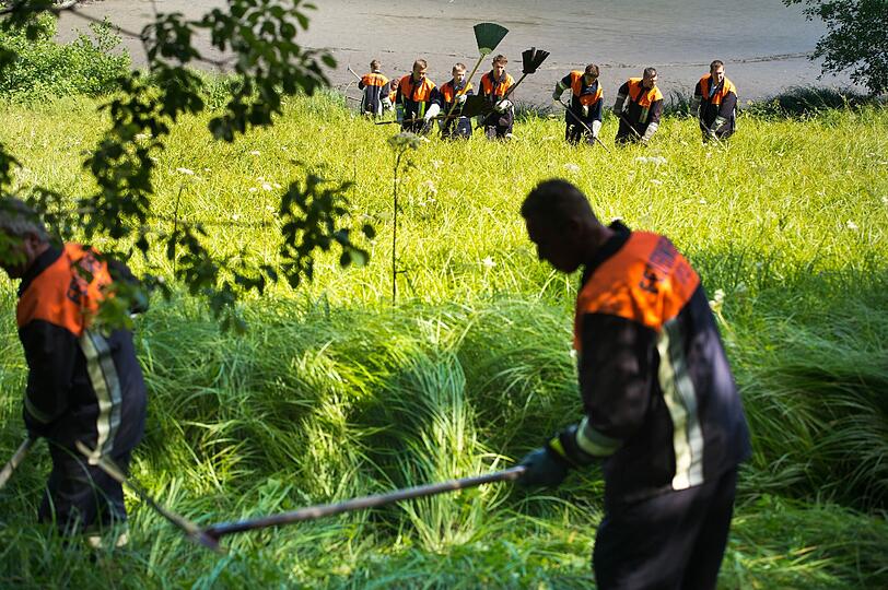 Die Suche nach Alligator-Schildkröte "Lotti" geht weiter. Hier sehen Sie die Bilder vom Badesee in Irsee.