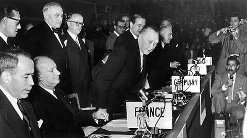 Ein historisches Ereignis: Im Mai 1955 trat Deutschland der Nato bei. (Archivbild)