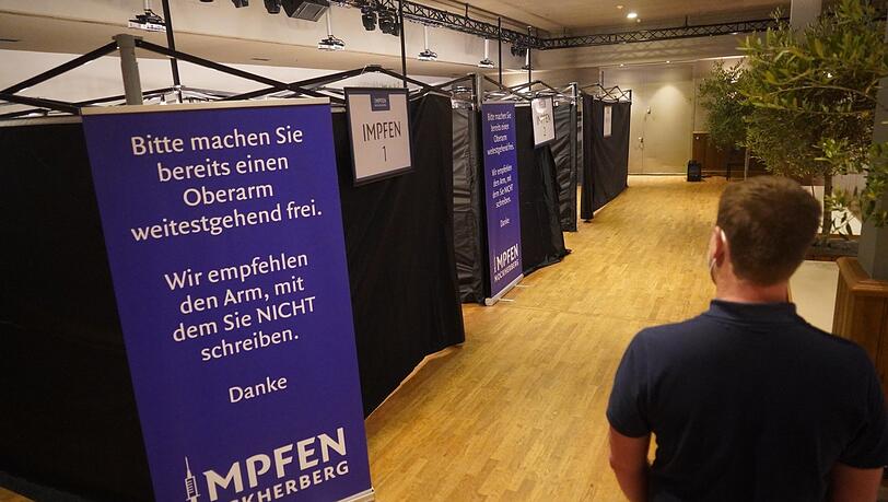 Noch viele freie Termine: Auch im Festsaal am Nockherberg kann man sich impfen lassen.