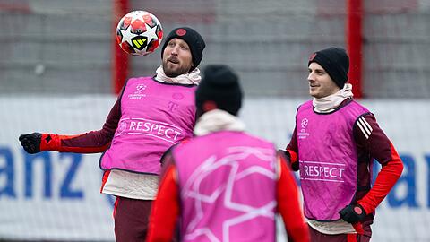 Der FC Bayern absolvierte sein Abschlusstraining ohne Manuel Neuer.