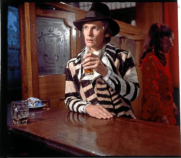 Helmut Berger 1969 in "Das Bildnis des Dorian Gray".