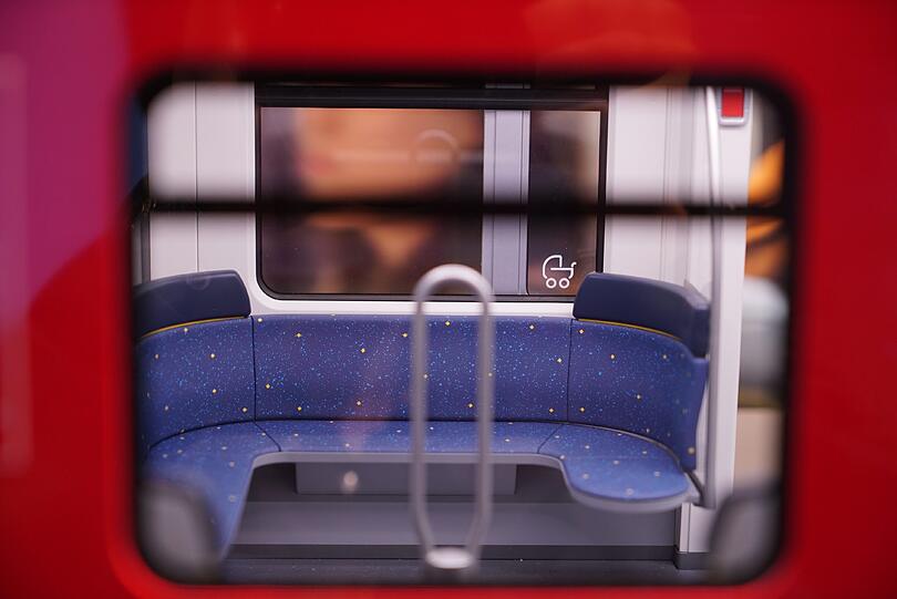 Der Gruppenbereich vom Fenster des Modells aus betrachtet.