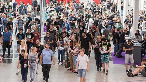 Solche Bilder wird es in diesem Jahr nicht von der Gamescom zu sehen geben.