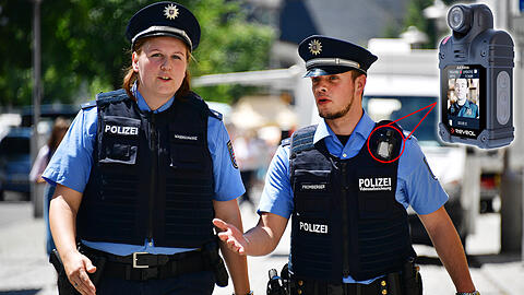 In Thüringen arbeitet die Polizei versuchsweise mit Kameras des Herstellers, die auch in Wiesn-Zelten eingesetzt werden.