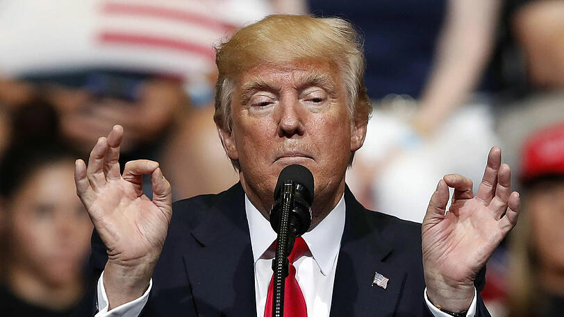 Muss sich mit der Russland-Affäre herumschlagen: US-Präsident Donald Trump.