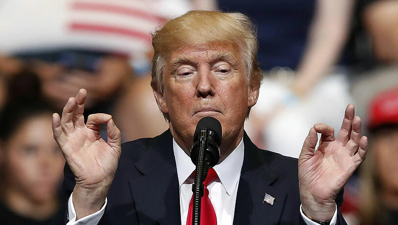 Muss sich mit der Russland-Affäre herumschlagen: US-Präsident Donald Trump. Muss sich mit der Russland-Affäre herumschlagen: US-Präsident Donald Trump.