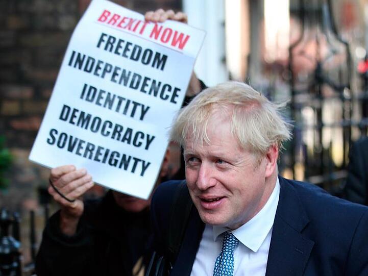 Vollmundig wie immer: Boris Johnson.