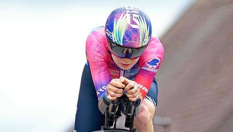 Antonia Niedermaier hat bei der Tour de France der Frauen im Zeitfahren die Top Ten verpasst. (Archivbild) Antonia Niedermaier hat bei der Tour de France der Frauen im Zeitfahren die Top Ten verpasst. (Archivbild)
