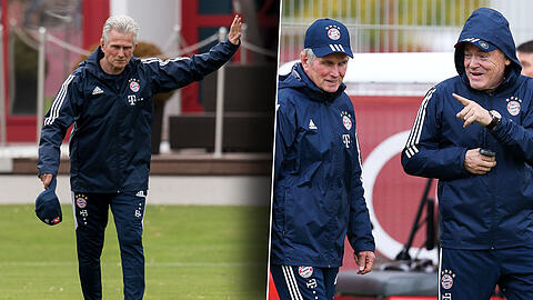Jupp Heynckes ist zurück: Die Bilder vom ersten Training